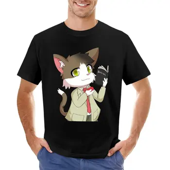 שואף להיות אלוהים חתול חולצה חולצות מותאמת אישית לא קצר חולצת טי גרפי חולצה mens גרפי חולצות אנימה