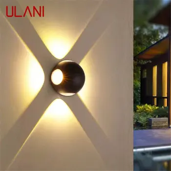 ULANI מודרני פשוט הקיר מנורת LED חיצוני IP65 עמיד למים חיצוניים פמוטים עבור עיצוב חצר מרפסת פרוזדור אורות