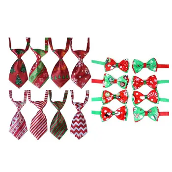 67JE חתלתול עניבת הפרפר צווארון חג המולד צווארון זכרים נקבות בנים ועל בנות