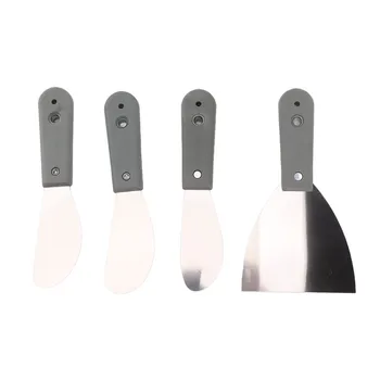 מרק סכיני אל-חלד חוזק גבוה ארגונומי חלול לטפל להחליק עמיד סכין גבס טיח טפט