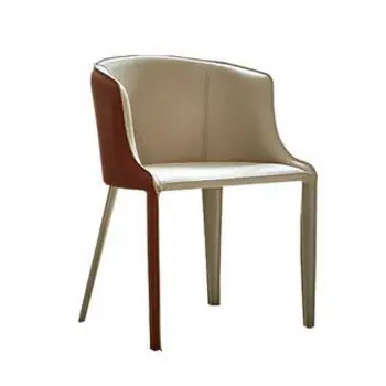 מי לה אור יוקרה נורדי אוכף כיסא מעור המלון האוכל כיסא בבית קפה מסעדה מעצב כיסא דגם כיסא בחדר