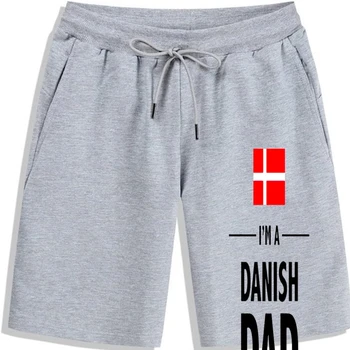 2019 אופנה מזדמנת גברים מכנסיים קצרים לגברים אני מאפה אבא - אבא / יום האב / דנמרק / כיף / רעיון מתנה Mens מכנסיים קצרים לגברים