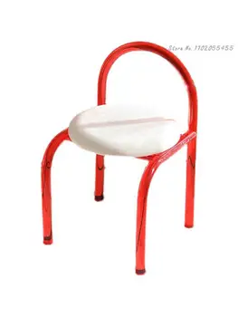 איפור הכיסא השינה נטו אדום תוספות הרוח אקריליק שקוף הכיסא הפנוי אור יוקרה האוכל הכיסא סקנדינבי מינימליסטי ההלבשה