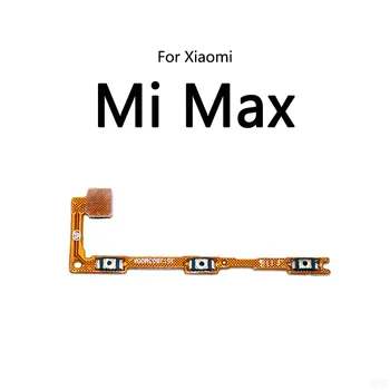 10PCS/הרבה Xiaomi Mi מקס 2 כוח 3 כפתור בורר עוצמת השמע השתקה / ביטול להגמיש כבלים