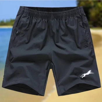 גברים 2023 קיץ קצרים חוף קרח משי נוח לוח Mens ספורט של כדורסל מכנסיים קצרים זכר בגדים בתוספת גודל מ-8XL