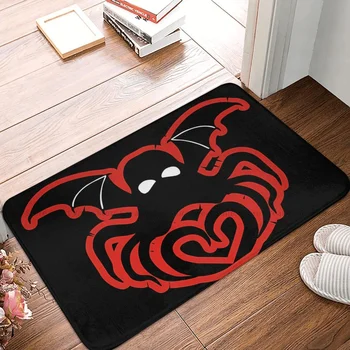 קת ' ולהו שירותים החלקה לשטיח אוהב את חדר השינה שטיח ברוכים הבאים שטיחון רצפה עיצוב השטיח