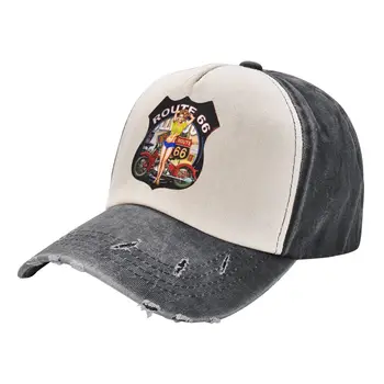היפ הופ כביש 66 אופנוע Pinup כובע בייסבול ג ' ינס מכובסים כובע Snapback אמא כביש אמריקאי קלאסי רטרו אולדסקול כובעי כובע
