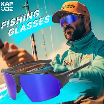 KAPVOE אופנה חיצונית דייג משקפי שמש Mens נהיגה אופניים רכיבה על אופניים כוסות בצל דיג משקפי נשים האופניים UV400 משקפי שמש
