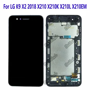 עבור LG K9 X2 2018 X210 X210K X210L X210S X210E X210EM X210BMW X210NMW תצוגת LCD מסך מגע דיגיטלית הרכבה