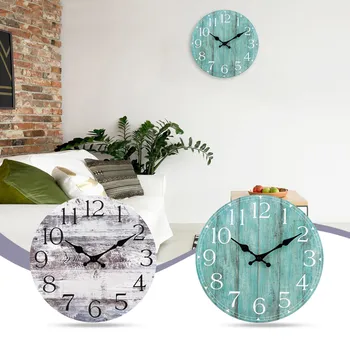 השקט הלא מתקתק שעוני קיר מופעל על סוללה, נושא השעון עבור חדר המטבח בבית משרד סלון חדר שינה