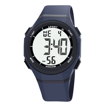 גברים לצפות האופנה LED שעון דיגיטלי איש ספורט צבאי שעוני יד וינטג ' צמיד סיליקון אלקטרוני שעון רלו גבר