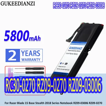 GUKEEDIANZI סוללה עבור Razer Blade 15 Blade15 RZ09-02705 E75-R3U1 RZ09-03006 RZ09-0270 בסיס התגנבות 2018 Series Notebook