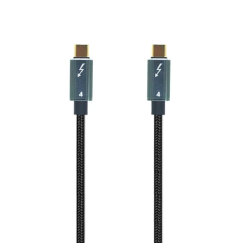 USB C ל-USB Type C כבלים עבור ה-MacBook Pro טעינה מהירה 40GB משטרת טעינה מהירה עבור Samsung Xiaomi mi 10 כבל הטעינה 0.3 מ'