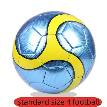גודל 4 כדורגל PVC מכונת תפרנו בועט עמיד עמיד עמיד אימון כדורגל ילדים צעירים צוות התאמה הכדור