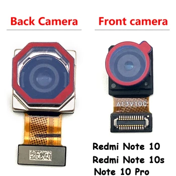 מקורי האחורית מצלמה קדמית של Xiaomi Redmi Note 10 Pro 10 הקדמית אחורה קטן Selfie מודול המצלמה חלקי חילוף