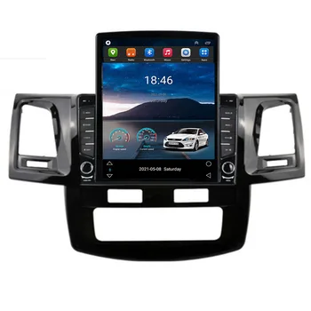 2Din Android12 טסלה רדיו במכונית טויוטה Fortuner Hilux 2007-2015 מולטימדיה לרכב סטריאו נגן Autoradio ניווט GPS Carplay