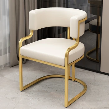 עיצוב חדר שינה מבטא הכיסא המודרני נורדי מסעדה זהב הכיסא להירגע ארגונומי Sillas פארא-Sala De Estar ריהוט למטבח