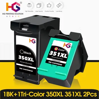 Blcak/Tri-צבע ומילא 350XL 351XL החלפת מחסנית HP 350 351 מחסנית דיו Deskjet D4260 4260 D4360 C4200 C4480