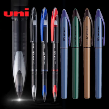 1Pcs Uni-כדור אוויר הרים כדור ג 'ל עט UBA-188/UBA-188C שחור טכנולוגיה חופשי דיו שליטה ישר נוזלי חתימת עט 0.7/0.5 מ