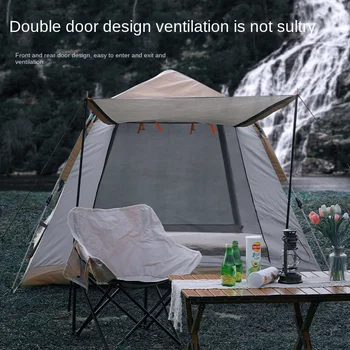 חיצונית קיפול אוהל זריז אוטומציה פתיחת אוהל נהיגה עצמית אוהל אוהל עמיד למים, קרם הגנה אוהל נייד 3-4 אדם