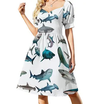 כרישים שמלה נשים שמלת ערב שמלות קיץ נשים 2023 שמלות קוקטייל