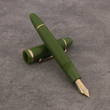 Jinhao X159 עט נובע אקריליק אבוקדו ירוק ספין זהב לא.8 EF החוד עסקים במשרד ציוד לבית הספר כותב דיו עטים