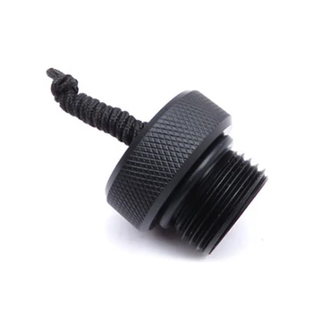 עמיד כיסוי אבק Plug עבור DIN שסתומים קל צלילה 33mm דיה ABS כ. 25mm שחור דין מיכל שסתום