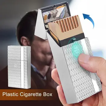 סיגריות מקרה סיגרים תיבת אחסון 20 פיסת היד לגלגל סיגריות מהכיס קופסת סיגרים בעלי ארגונית אבזרים עישון