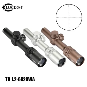 TK 1.2-6X20 WA היקף רובה איירסופט אופטי צד קומפקטי Riflescope הראייה picatinny rail 20mm Airguns