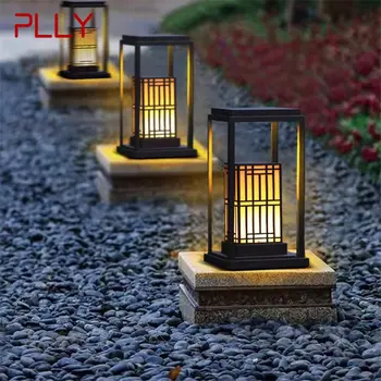 PLLY חיצונית הדשא מנורה סינית קלאסית LED תאורה ניידת IP65 עמיד למים עבור חשמל בבית מלון וילה גן עיצוב