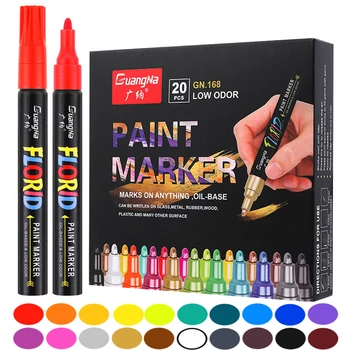 20 צבע אקרילי צבע העט 2.0 מ 