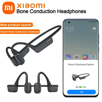 מקורי Xiaomi הולכת עצמות אוזניות אוזניות לחקור Bluetooth HiFi Ear-hook אוזניות אלחוטיות עם מיקרופון עמיד למים Earbud