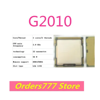 חדש מיובא המקורי G2010 2010 מעבד 2 ליבות 2 אשכולות 2.8 GHz 55W 22nm DDR3 R4 אבטחת איכות