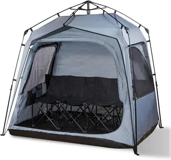 כל מזג האוויר ספורט אוהל בגודלה ספורט פוד לצוץ אוהל עבור עד 4 אנשים - Pop Up פוד לגשם, רוח קר באגים בועה אוהל w