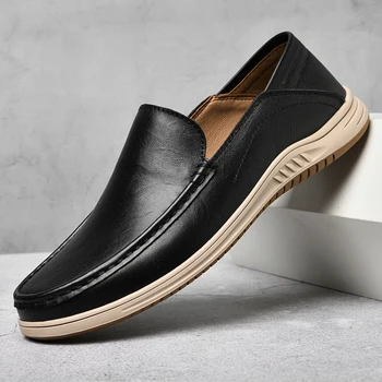 Modx אמיתי עור לגברים נעליים מזדמנים אופנה m2 גברים נעליים לנשימה נעלי הליכה