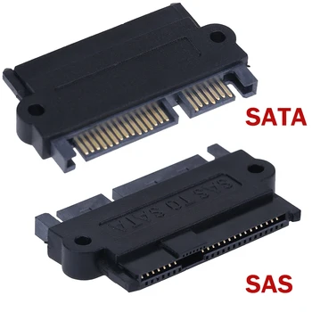 מקצועי SFF-8482 SAS כדי SATA 180 מעלות מתאם ממיר ישר לראש SATA תומך עד SATA3 6GB מצב