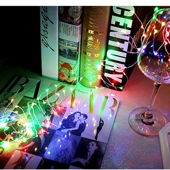 הוביל בקבוק יין אורות 5M 10M חוטי נחושת LED מחרוזת אורות חג פיות האור בקבוקי שתייה חג המולד קישוט החתונה.