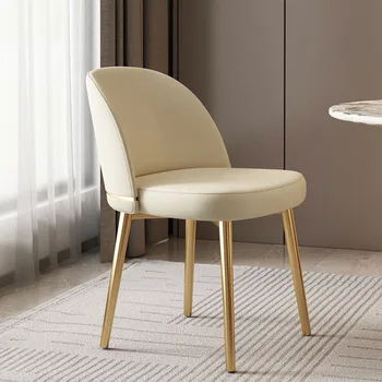 נורדי להירגע האוכל הכיסא יוקרה מודרני יצירתי חזרה מינימליסטי הכיסא מעצב לבן Silla Escritorio מרפסת ריהוט WXH30XP