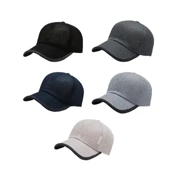 רשת בייסבול כובע מצחייה כובע קיץ קל משקל לנשימה מתכווננת חיצונית כובעים מפעיל מזדמן נסיעות וטיולים מבוגרים