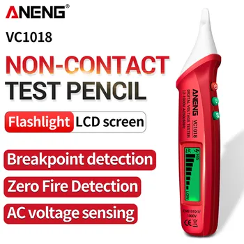 ANENG VC1018 חשמלי חיישן בודק עט דיגיטלי מד הזרם מודד 1000V מודד באזר גלאי ללא מגע חשמלי כלים