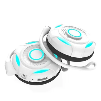 אלחוטית Bluetooth אוזניות בקרת מגע אוזניות אלחוטיות TWS משחקי ספורט אוזניות אוזניות Bluetooth-לבן