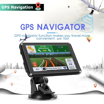 5 אינץ ' לרכב ניווט GPS משדר FM לרכב GPS Navigator הקול תזכורת נייד Navigator USB Mini TF איחוד אירופי או צפון אמריקה מפה