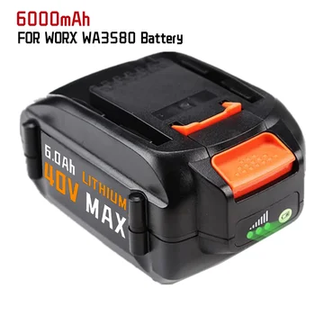 1-3 Pack 40V WA3580 ליתיום-Batterie für Worx 40V 6000mAh Batterie WG180 WG280 WG380 WG580 תחליף Worx 40V ליתיום-Batterie