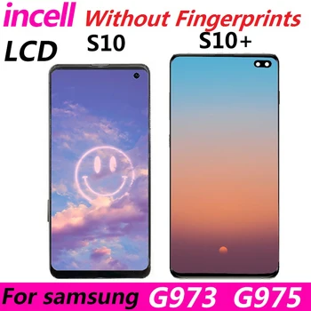 איכות גבוהה TFT עבור Samsung Galaxy S10 בנוסף G975F תצוגת Lcd מסך מגע דיגיטלית עבור Samsung Galaxy S10 G973 LCD עם מסגרת
