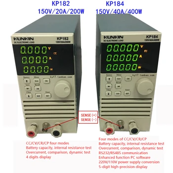 200W 400W אלקטרוני מד טעינה מבחן כוח הזדקנות מד אלקטרוני עומס ארבע/חמש ספרות תצוגה מבחן KP182 KP184
