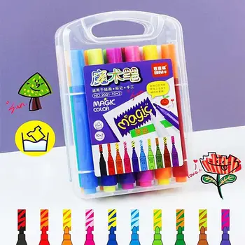 סטודנטים משרד בית הספר ציור יכול לשנות את צבע קסם מדגשים צבע עט סימון לטשטש מים עט צבע העט.