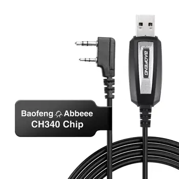 שדרוג Baofeng CH340 USB תכנות כבל על Win10 רדיו Baofeng UV-82 UV-5R BF-888S UV-S9 ווקי טוקי שני רדיו דרך UV5R