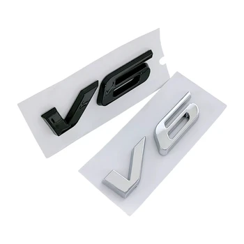 3d ABS V6 לוגו S מכתבים המכונית הפגוש סמל התג מדבקות עבור פורד אקספלורר היתוך מונדיאו MK3 קוגר מוסטנג V6 מדבקה אביזרים
