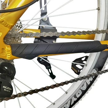 סיליקון שרשרת האופניים מדבקת אופניים מסגרת מגן שרשרת המשמר מדבקה עמיד בפני השריטות אופניים MTB שומר מגן כיסוי