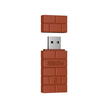8BitDo USB Wireless Bluetooth תואם מתאם 2 המשחק מקלט עבור מחשב Mac נינטנדו מתג הקיטור הסיפון PS3 PS4 PS5 Controlle
